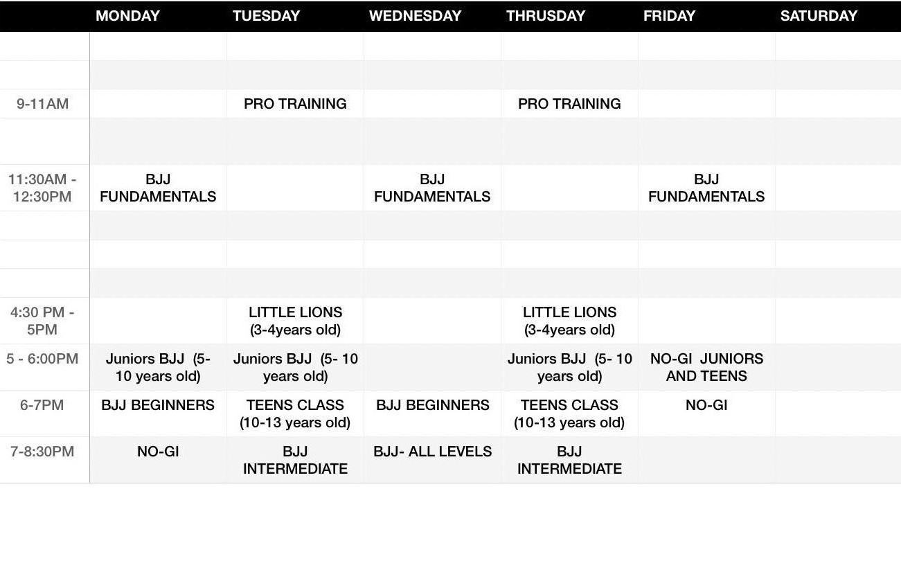 Schedule - ZR-TEAM APEX